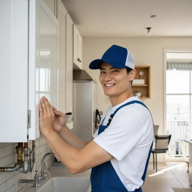 plumber attending a sump pump maintenance service