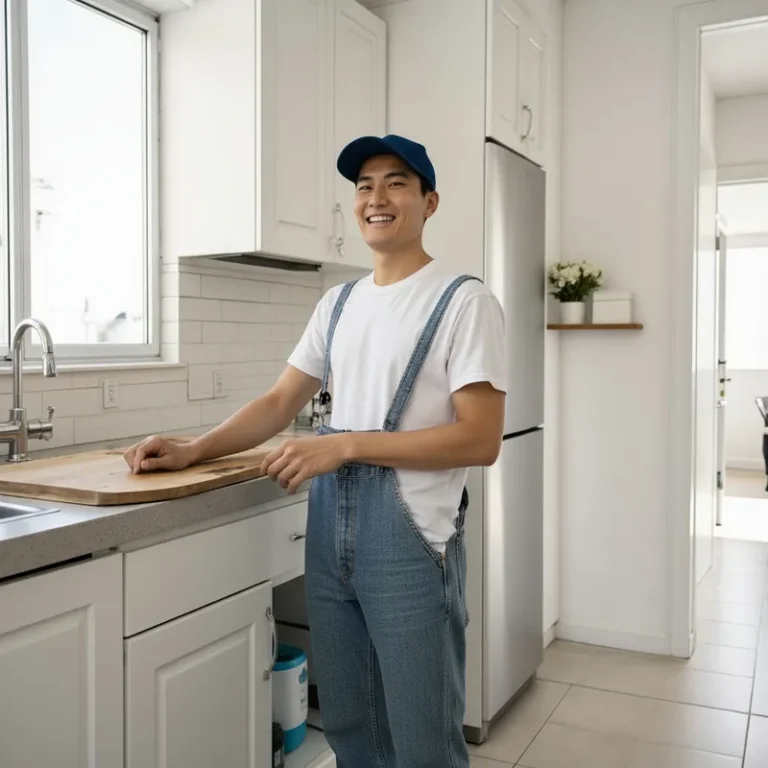 plumber attending a sump pump maintenance service