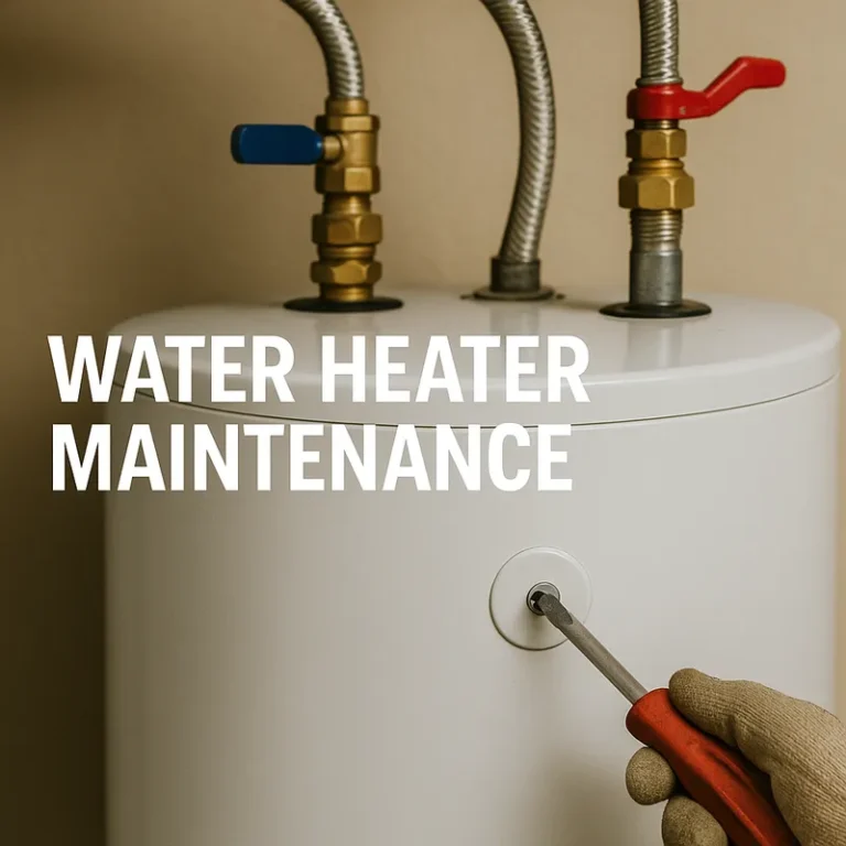 plumber attending a sump pump maintenance service