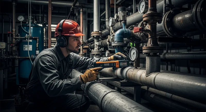 plumber using advanced technologies including video inspection for sewer line detection