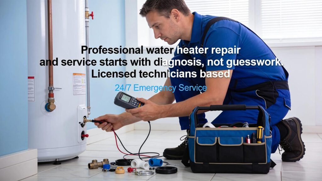 Professional water heater repair and service starts with diagnosis, not guesswork. Licensed technicians based