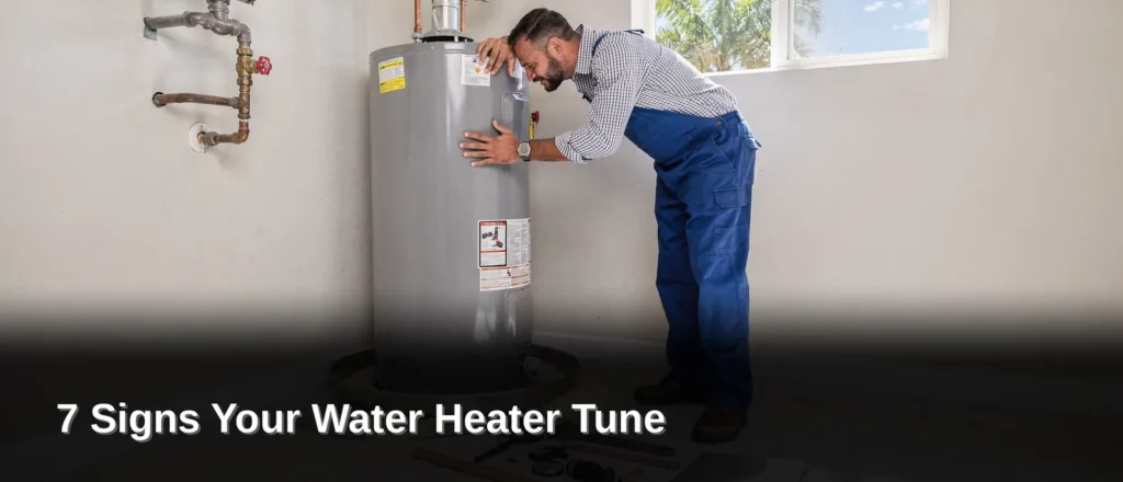 Banging, popping, or hissing sounds coming from a water heater tank mean the unit needs